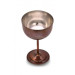 Turna Copper Vino Glass No 2 Straight 400 Ml Set Of 2 Oxide Turna0457-23