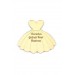 10 Pieces Gift Mirrored Plexiglass Wardrobe Ornament Wedding Dress Promise Engagement Gift
