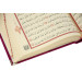 Gift Quran Set With Velvet Covered Sponge Box - Red