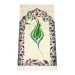 Children's Prayer Rug - Tulip Pattern - Green Color