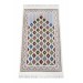 Patterned Chenille Prayer Rug - Gray Color