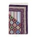 Patterned Chenille Prayer Rug - Purple Color