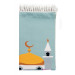 سجادة صلاة للأطفال مطبوعة رقميا - صورة مسجد مع سيارة - مقاس 44 × 78 سم