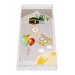 سجادة صلاة للأطفال مطبوعة رقميا - صورة الكعبة مع بالون بلون البني- مقاس 44 × 78 سم