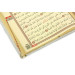 Gift Velvet Covered Patterned Mosque Size Quran White