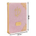 Gift Velvet Covered Patterned Mosque Boy Quran Pink