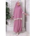 A Two Piece Open Prayer Rug In Pink By The Ihvan Brand