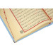 Personalized Gift Quran Set With Velvet Covered Treasure Chest Blue
