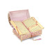 Velvet Covered Treasure Chest Personalized Gift Quran Set Pink