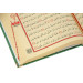 Personalized Gift Quran Set With Velvet Covered Treasure Chest Green