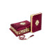 Special Gift Quran Red With Velvet Covered Plexi Embroidered Chest