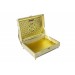 Velvet Covered Gift Quran Set With Recliners - Cream