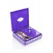 Velvet Covered Box Personalized Gift Quran Set With Prayer Rug Purple