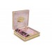 Velvet Covered Box Personalized Gift Quran Set With Prayer Rug Pink Color