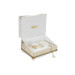 Gift Quran Set With Velvet Covered Case White
