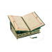 Velvet Covered Boxed Gift Quran Set Green