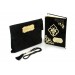 Gift Medium Size Quran With Velvet Pouch Black