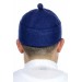 Felt Wool Skullcap - Navy Blue Color