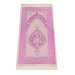 Luxury Light Color Ottoman Taffeta Prayer Rug Fuchsia Color