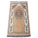 Luxury Rose Chenille Prayer Rug - Yellow Color