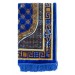 Luxury Velvet Shipinger Prayer Rug Rosary Gift Navy Blue