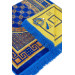 Luxury Velvet Shipinger Prayer Rug Rosary Blue With Gift