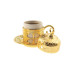 Oryant Clover 2 Pcs Coffee Set With Yellow Box