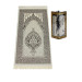 Special Gift Boxed Prayer Mat And Rosary Set Black