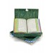 Special Thai Feather Velvet Covered Rainbow Pattern Quran Set - Green Color