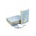 Personalized Gift Quran Set With Sponge Velvet Covered Case Blue