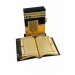 The Holy Quran With Stone Kaaba Model - Hafiz Boy - Gold