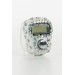 Electronic Tasbeeh Ring Studded With White Stones Ihvan