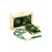 Stone Zikirmatik - Mini Velvet Yasin - Gift Set With Pearl Rosary - Green Color