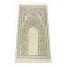 New Mihrab Chenille Luxury Prayer Rug Green