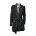 Ciciten 2203 Medium Thick Men's Fleece Dressing Gown With Pockets, Robe