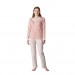 Feyza Patterned Long Sleeve Viscose Women's Pajamas Set