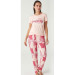 Mod Collection 100% Cotton 0 Collar Short Sleeve Women's Pajamas Set