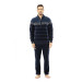 Poleren Fisherman Collar Thick Cotton Winter Men's Pajama Set