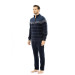 Poleren Fisherman Collar Thick Cotton Winter Men's Pajama Set