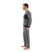 Base. Polo Assn Zero Collar Cotton Long Sleeve Men's Pajama Set