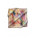 شال (ايشارب) حريري مزين بألوان زاهية من زُهرة