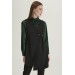 Bow Collar Black/Emerald Inner Outer Double Suit