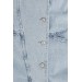 Pocket Detailed Jean Vest