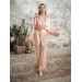 Elegant Pure Silk Dressing Gown Pink