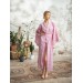 Pink Plaid Checkered Kimono For Women