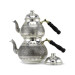 2.6L Embossed Copper Turkish Teapot
