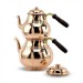 This Hammered Copper Teapot Set Has A Total Capacity Of 4.3 Quarts