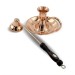 Tumbled Copper Candlestick And Extinguisher