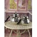 Nickel Plated Brass Teapot Set