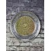 "Esmaül Hüsna" Engraved Copper Wall Tray 15 Cm